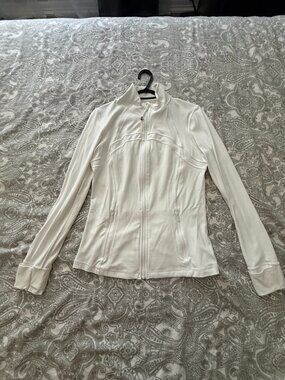 Lululemon Define Jacket Nulu Size 12 White